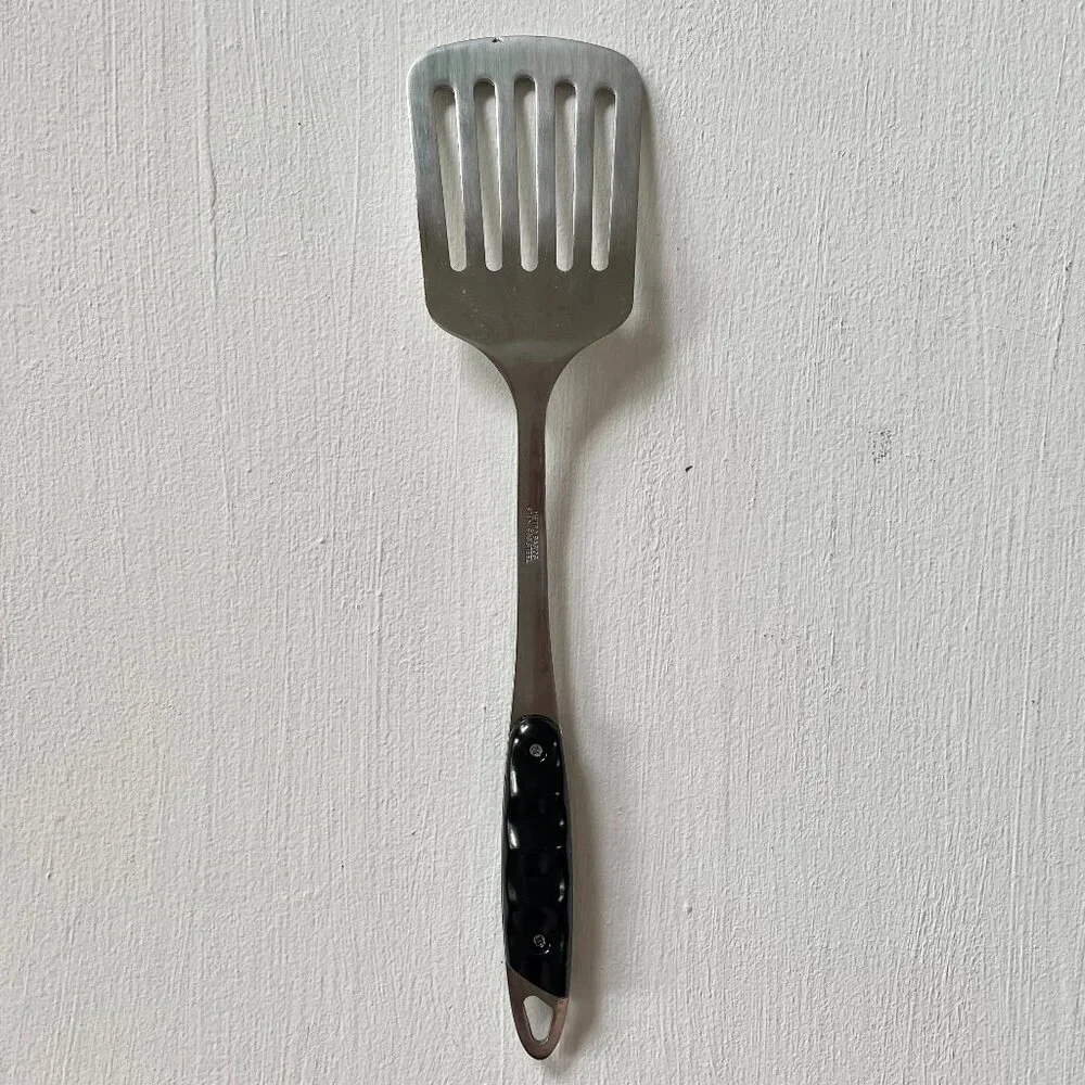 vintage Stainless Steel 14.5 Inch Large Spatula Flipper Metro Basics Kitchen